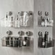 thumbnail image 4 of Moyic Solución de almacenamiento óptima de Color transparente, estante de ventosa con patrón de onda Simple para pared de baño Almacenamiento y organización del hogar, 4 of 6