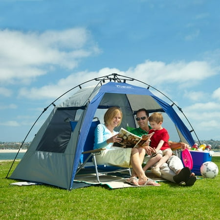 Lightspeed Speed 87" x 51" x 47" Sun Shelter, Blue/Gray
