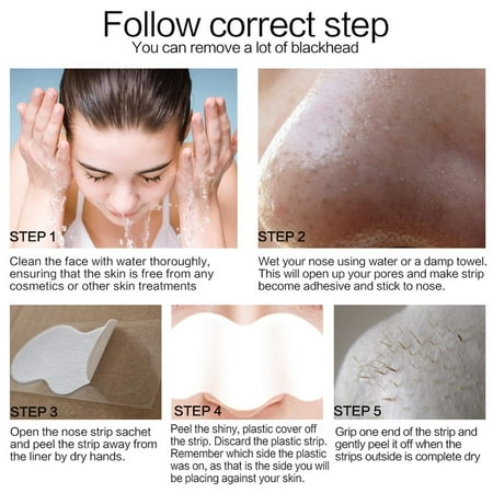 Nose Blackhead Remover Mask Pore Nose Strips Cleanser Nose Mask