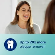 Philips Sonicare Diamondclean Smart 9700 Electric Toothbrush, Sonic Toothbrush with App, Pressure Sensor, Brush Head Detection, 5 Brushing Modes and 3 Intensity Levels, Lunar Blue, Model HX9957/71