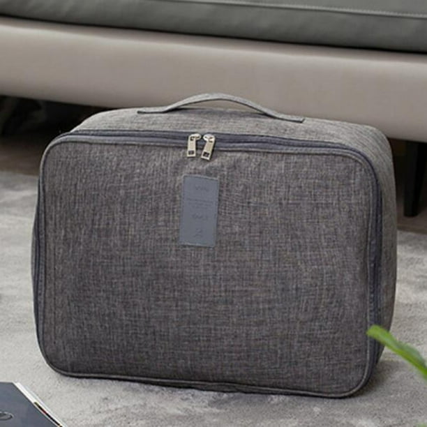 Xihbxyly Bolsa de Viaje Acoplable, Tela Oxford de Gran Capacidad, Organizador de Ropa Antiarrugas, Compartimentos con Cremallera para Zapatos y Ropa Sucia, Práctica para Colgar En El Armario, Tamaño