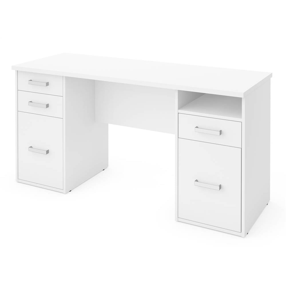59 in. Computer Desk in White
