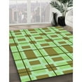 thumbnail image 3 of Ahgly Company Machine Washable Indoor Rectangle Transitional Pastel Green Area Rugs, 5' x 8', 3 of 7