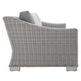 thumbnail image 5 of Modway 4-Piece Wicker Outdoor Patio Dining Set, Light Gray, 5 of 11