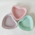 thumbnail image 4 of HLONK Heart Shaped Woven Storage Decorative Wicker For Desktop Organization Containers for Food, 4 of 8
