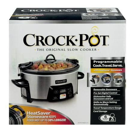 Crock-Pot SCCPVFC800DS 8 qt. Programmable Slow Cooker - Black for