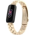 thumbnail image 1 of GFDYREE pour Fitbit Bracelets Métalliques Luxe avec Outils, Bracelets Réglables en Acier Inoxydable Hommes Femmes Sangle de Sport Légère pour Fitbit Traqueur de Mise en Forme Luxe, 1 of 5