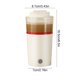 thumbnail image 4 of Vaso mezclador automático de proteínas | Botella mezcladora inalámbrica recargable y autoagitable | Batidora eléctrica portátil para batidos, café, leche, bebidas | Capacidad de 400 ml | A prueba de, 4 of 7