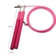 thumbnail image 2 of Cuerda de saltar de alta velocidad para niños y adultos: longitud ajustable, asas antideslizantes Rosa fino, 2 of 8