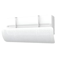 HIBIBUD Vent Deflector,Wind Deflector Air Conditioner Deflector,180° Adjustment,No Punching Required