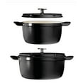 thumbnail image 4 of Tramontina 4-quart & 6-quart Enameled Cast Iron Round Dutch Oven, 2-pack, 4 of 5