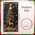 thumbnail image 2 of Festive Design Christmas Banner Holiday Decoration Reindeer Image New Year Celebration Happy Holidays for Indoor Decoration Party Celebration Family Gathering, 2 of 9