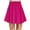 Hot Pink, variant on Womens Plus Size Skirts Solid High Waist Short A-Line Skirt With Built-In Shorts Running Tennis Sportswear Mini Skirts Sexy Stylish Party Dresses