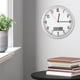 thumbnail image 4 of Risegun Reloj de Pared Grande, Reloj de Pared Moderno Multifuncional con Pantalla de Temperatura de Fecha decoración de Dormitorio de Oficina en casa, 4 of 9