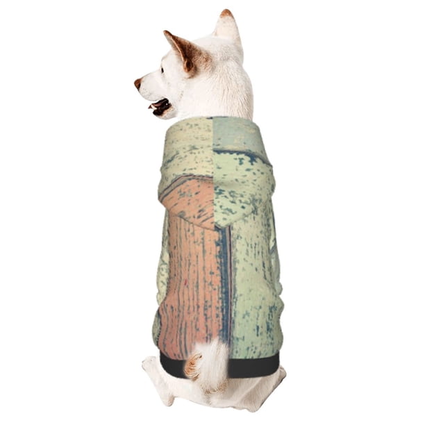 Balery Hardwood Sudadera con Capucha para Perros Pequeños – Ropa para Mascotas, Disfraz para Perros y Gatos, Ideal para Fiestas y Cosplay-XX-Large