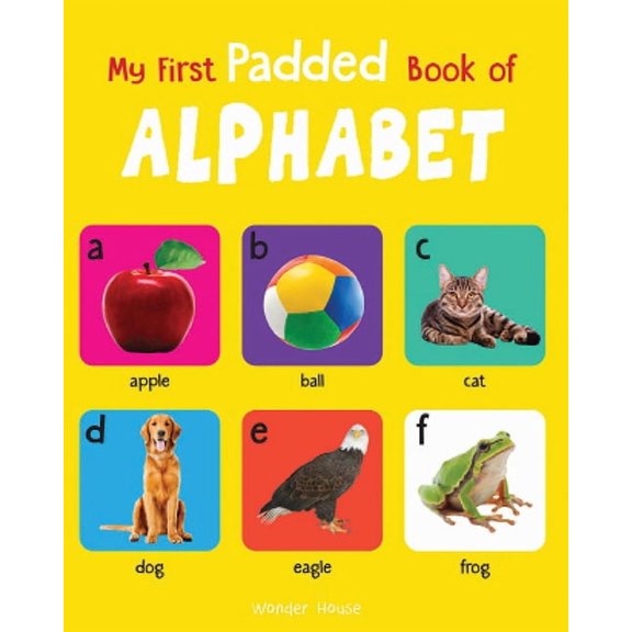 My First Padded Book of Alphabet: Early Learning Padded Board Books for Children, (Board Book)