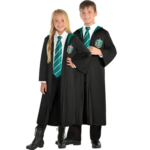 Slytherin Robe Halloween Costume for Kids, Harry Potter, Large/Extra Large