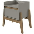 thumbnail image 1 of Manhattan Comfort Essence Table de Chevet 1 Tiroir en Gris, 1 of 10