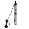 thumbnail image 2 of 110v Submersible Deep Well Water Pump Large Range Stainless Steel 370w 0.5hp, 2 of 12