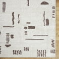 thumbnail image 6 of Livabliss Washable Rugs for Living Room, 2x3 Fossay Shag Modern Light Beige Area Rug, Bedroom Dining Room Home Decor Stain Resistant Carpet (2' x 2'11"), 6 of 7