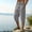 Dark Gray, variant on Tawop Mens Cargo Shorts Cargo Capri Casual Cotton Linen Pockets Solid Fashion Stright Drawstring, Army Green, L