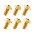 thumbnail image 3 of jinwen 6pcs Bike Disc Brake Rotor Bolts, Premium Durable Titanium Screws, M5x10mm Rotor Screw for Road Bikes, Mountain Bike Gold, 3 of 9