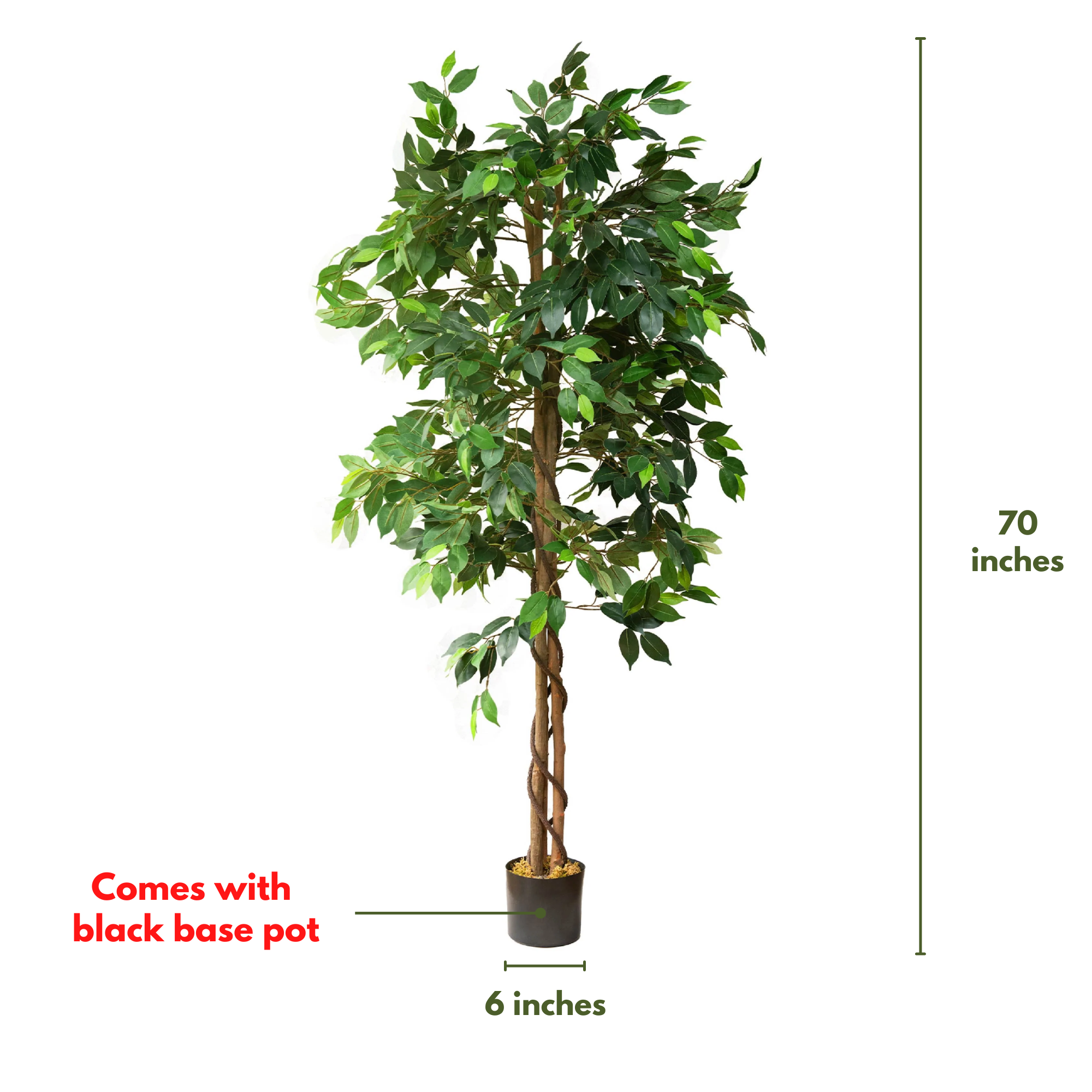 Artificial Ficus Microcarpa Artificial Big Tree Fake Trees Large Plant  Decoration El Lobby Composition2206845 From Fzctu4, $773.87