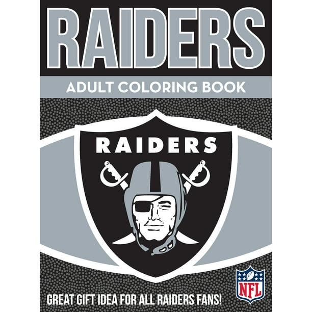 In The Sports Zone Nfl Adult Coloring Book Oakland Raiders Walmart Com Walmart Com
