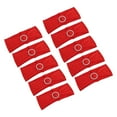 thumbnail image 1 of Fugacal Chair Cover Sash,10Pcs Red Chair Sash Elegant Style Durable Polyester Rhinestone Buckle Slide Wide Applicability Elastic Chair Cover Band,Chair Sashes, 1 of 8