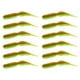 thumbnail image 2 of Worms de pesca señuelos Crankbait Equipo de pesca señuelos swinging portátiles señuelos de pesca para salmón de agua salada Lago al aire libre verde 12x 63 mm1.5g, 2 of 8