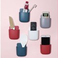 thumbnail image 3 of Labymos Wall Mount Remote Control Holder Media Organizer Storage Box Mobile Phone Holder for Bedside, 3 of 8
