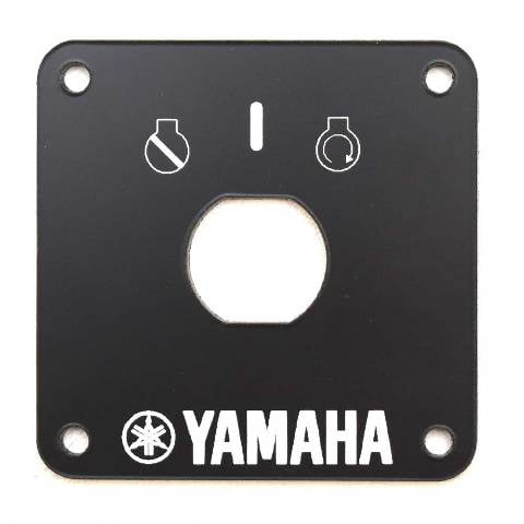 Yamaha Boat Blank Switch Panel | Ignition 2 5/8 x 2 5/8 Inch Black