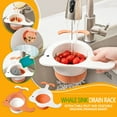 thumbnail image 5 of Wovilon Whales Draining Basket For Kitchen Sink, Kitchen Sink Strainer, Multifunctional Kitchen Sink,Rack Retractable Fruit And Vegetable Cleaning Draining Basket, 5 of 5