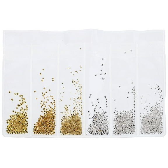 WEUVEB Metal Nail Jewelry Set with Elegant and Assorted Color Designs for Stylish Nail Art Accessories