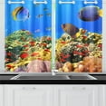 thumbnail image 4 of CADecor Underwater World Corals Fish Window Treatment Panel Curtains Window Curtain Kitchen Curtain,Two Piece 26x39 Inches, 4 of 4