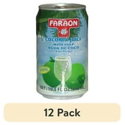 (12 pack) Faraon Coconut Juice with Pulp, 10.5 Fl Oz