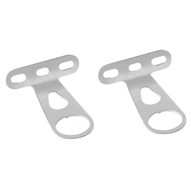 Soportes de soporte fijos perfecl para cesta delantera de bici universales y resistentes