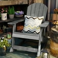 thumbnail image 5 of WINSOON Outdoor Rocking Chair,Adirondack Rocking Chair-Grey, 5 of 7