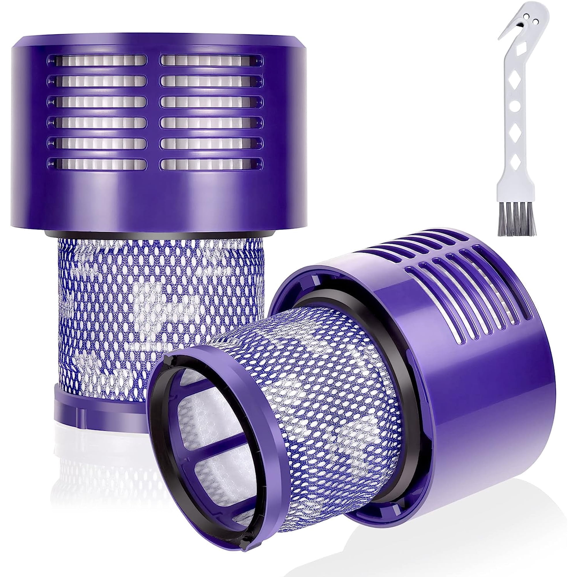 HEPA Filter Replacements for Dyson Cyclone V10 Animal V10 Absolute SV12 V10 Total Clean Cordless Stick Vacuum Part no. 969082-01 (2 Pack)