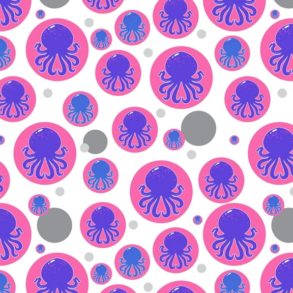 Cute Octopus Tentacles Ocean Premium Gift Wrap Wrapping Paper Roll