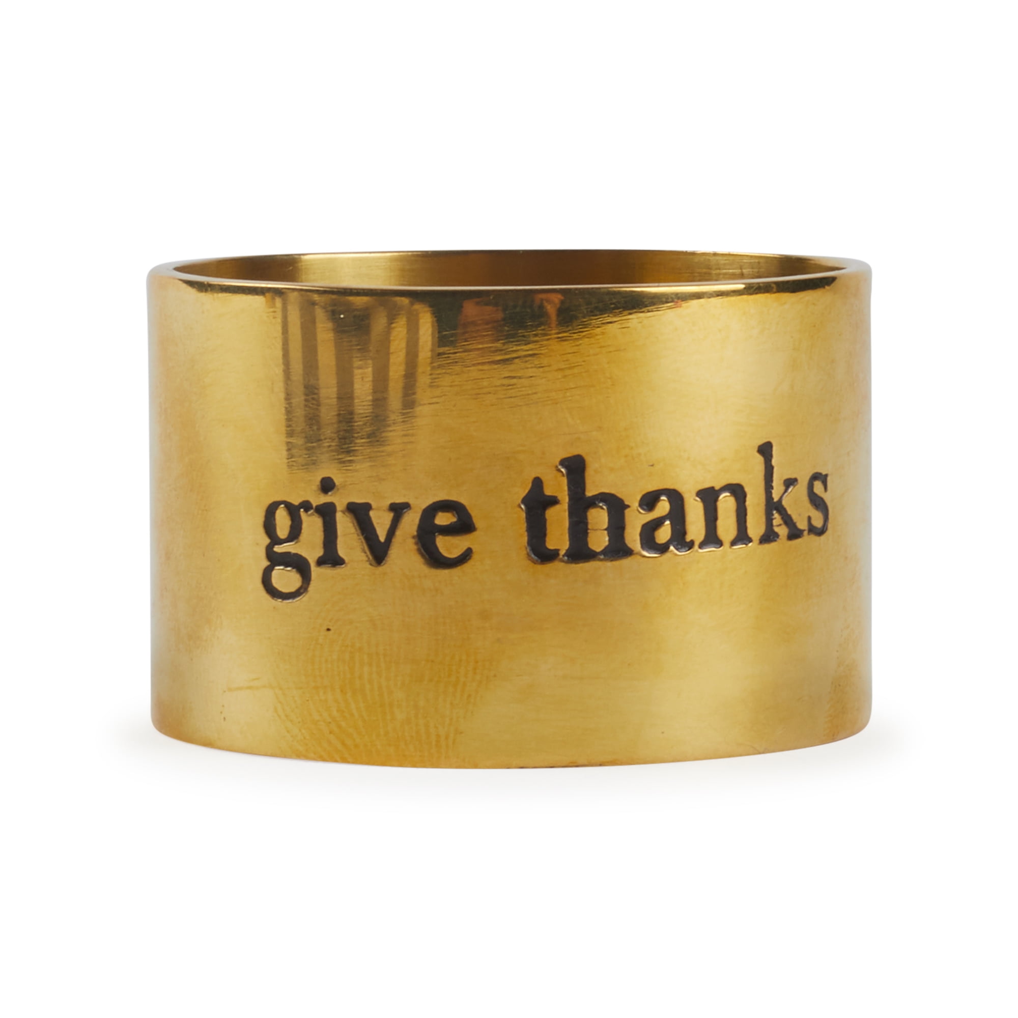 Dii Asst Always Grateful Stamped Napkin Rings Set 4 Walmart Com Walmart Com