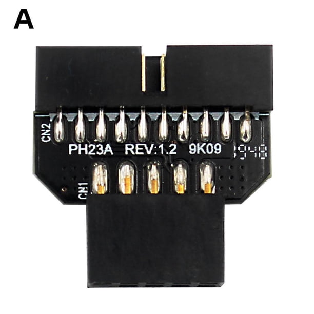 Adaptador de 9 pines Convertidor de puerto Placa base Accesorios de chasis (PH23A)