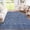 Blue, variant on Modern Runner Rugs 2x6 Narrow Solid Color Hallway Rugs, Non-Shedding Low Pile Accent Carpet, Foldable Ultra-Thin Indoor Floor Cover for Laundry Room, Bedroom, Kitchen, Beige Grey