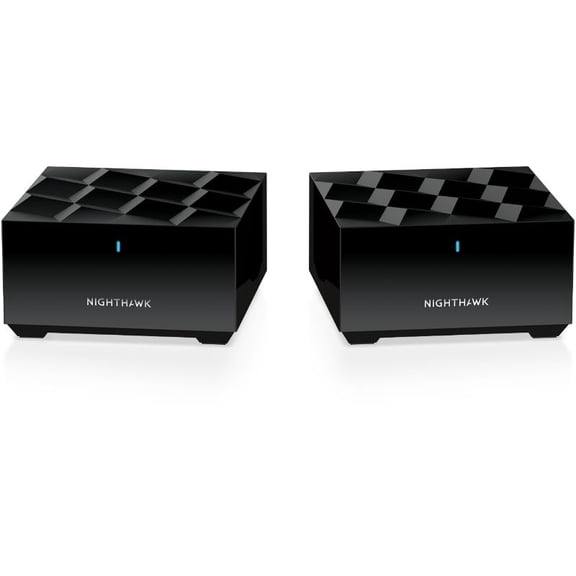 Pre-Owned NETGEAR Nighthawk Advanced Whole Home Mesh WiFi 6 System (MK62)– AX1800 Router with 1 Satellite Extender, Coverage up to 3,000 sq. ft. and 25+ devices