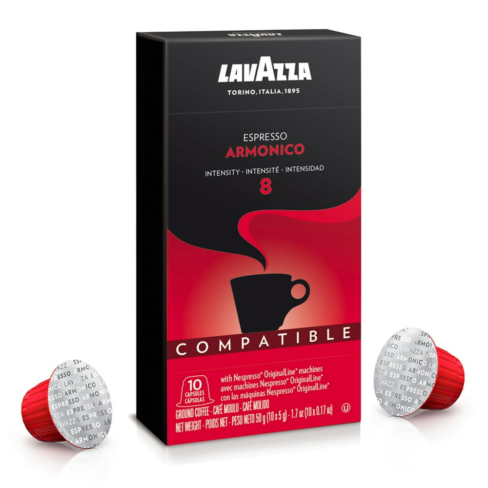 Lavazza Armonico Nespresso Coffee Capsules, 10 Count
