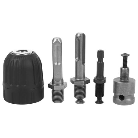 

3/8-24UNF Keyless Drill Chuck Converter Conversion Tool with Hex Round for Impact Hammer Electric Wrench