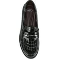 thumbnail image 4 of Franco Sarto Women's Riley Loafer Black Croco 8.5M, 4 of 5