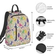 thumbnail image 2 of Yiaed Colorful Poodle Dog Print Lightweight Backpack Travel Backpacks Hiking Daypack for Women Men, 2 of 5