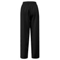 thumbnail image 7 of CAIXIA Capris Pants for Women Cut Out Summer Casual Loose Flowy High Waisted Smocked Palazzo 2026 Lounge Beach Cropped Trousers, 7 of 7