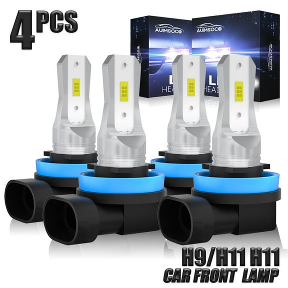 For Nissan Sentra 2013-2019 4pc LED Headlights High Low Beam Bulbs Combo 6000K Super Bright Plug-N-Play